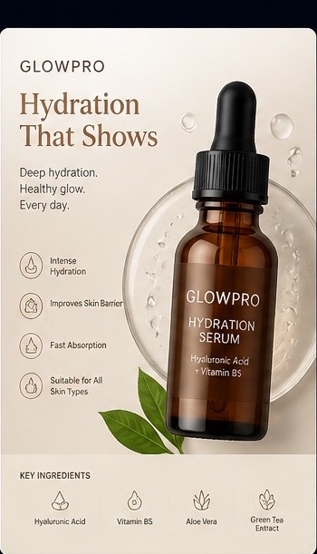 Skincare product sheet example